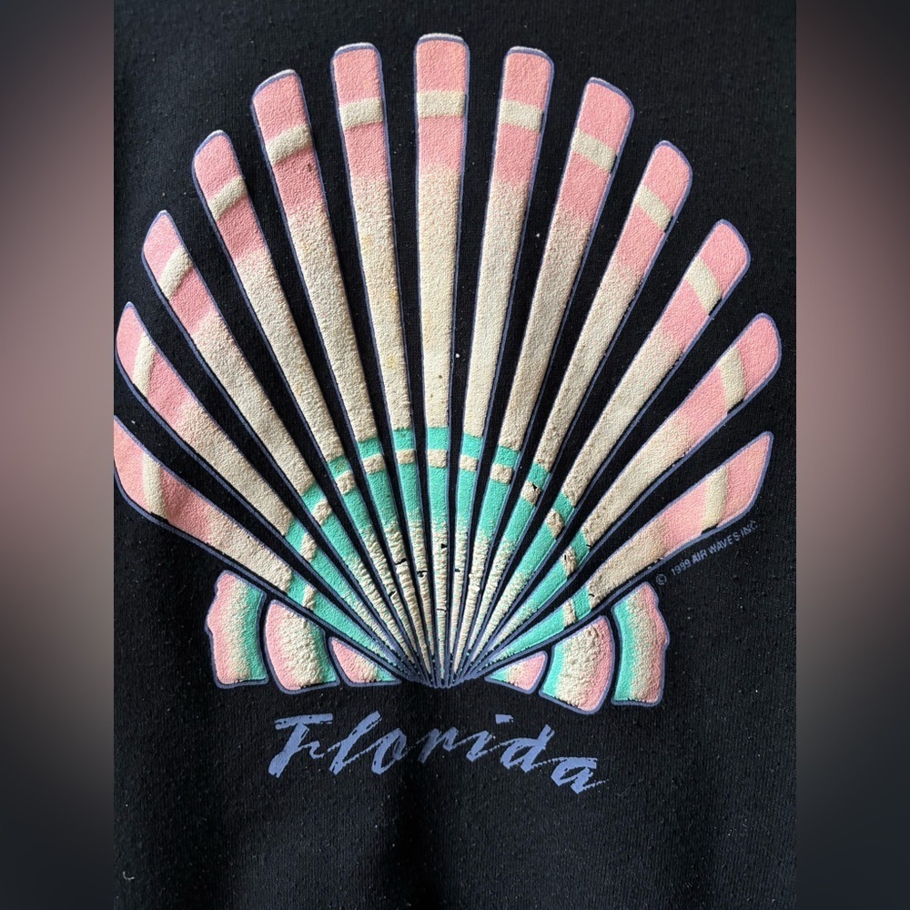 Vintage Florida 90s Puffy Paint Sweatshirt - Picture 2 of 4